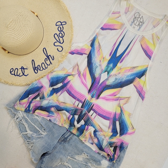 Colorful Abstract Women's Tank Top - Picture 1 of 6